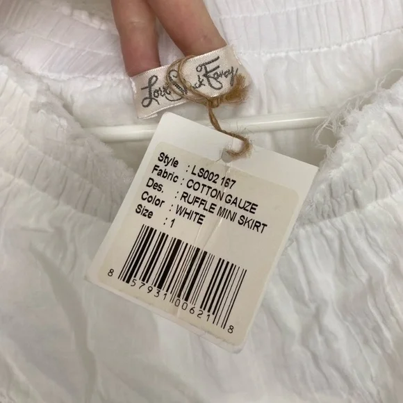 LoveShackFancy - Peasant Top & Skirt Matching Set - Size Small - NWT